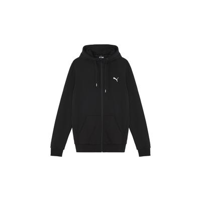 Logo Zip-Up Kapuzenjacke Herren Oberbekleidung Schwarz 593135-01
