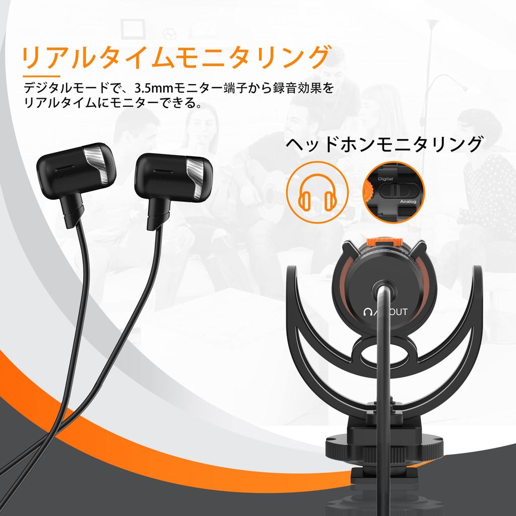 COMICA VM10 PRO External Video Mini Microphone for Smartphones and USB C Digital Shotgun Microphone for Live Compatible with and Computers Microphone,