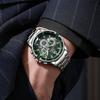 Fashion Men Quartz Wrist Luxury Classic Watches Multi functional Stainless Steel Business Casual Sport Wristwatch Clock