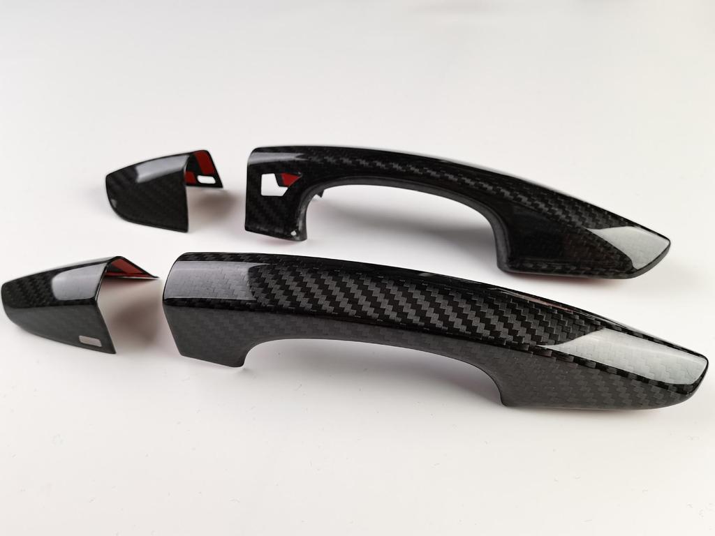 Tantan Real Carbon Fiber Exterior Handle Shell for Ford Mustang