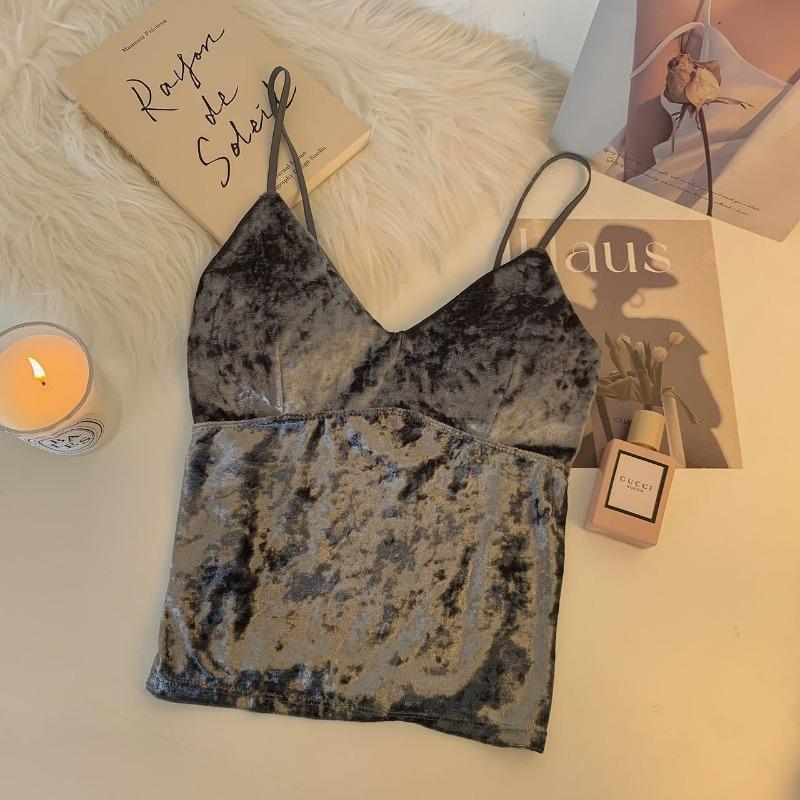 

Высокая эластичная складка Легкий роскошный жилет канареечного цвета с бретельками через шею Spice Girls All Match Personality Suspenders Cotton Bowl Нижнее белье База Скраб One size