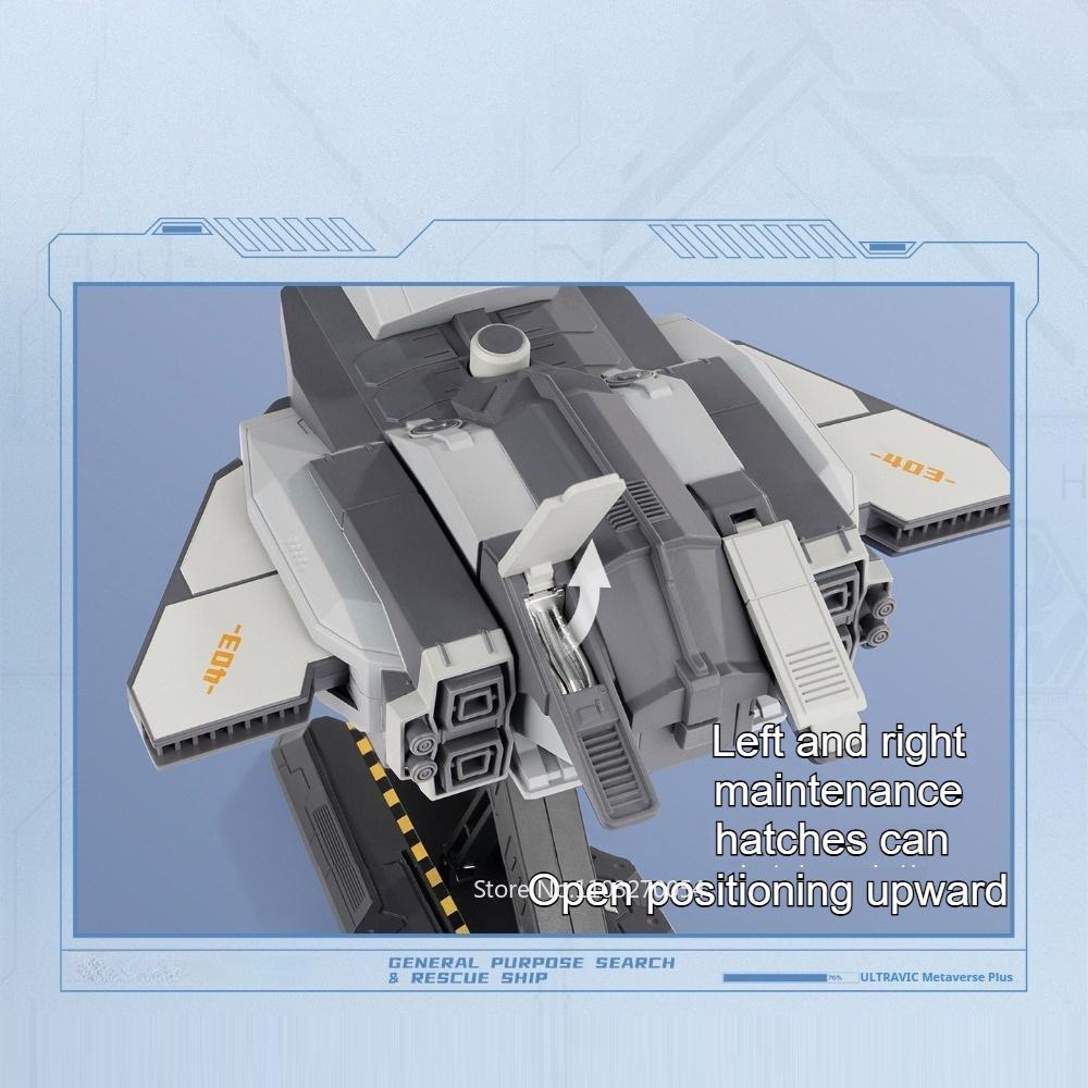 1:100 1:250 Chixiao Universal Rescue Spacecraft Models Diecast Alloy Toys Cars Cockpit Cover Can Be Opened Gifts For Collectors
