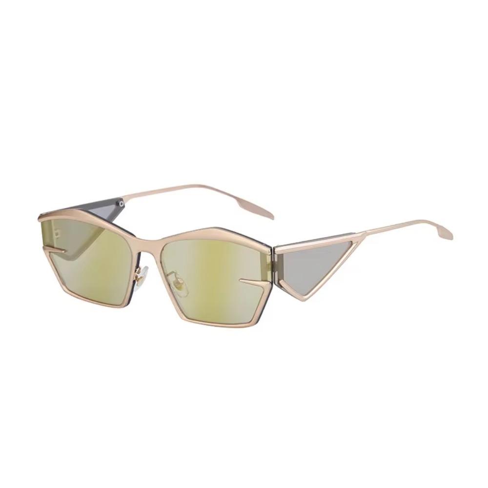 Brand Design Metal Punk Sunglasses Men Outdoors Sunscreen Mountaineering Goggle Ladies Y2K Style Casual Suneyeglass