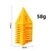 38Pcs Pyramid Painting Stands Plastic Mini Paint Stand Painting Triangle Stand Set High Strength Canvas Support