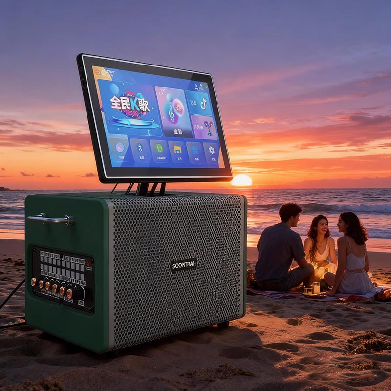 Songchuan International SS1-206 Portable High-Power Bluetooth Trolley Speaker CN plug (adapter included) (CN version)
