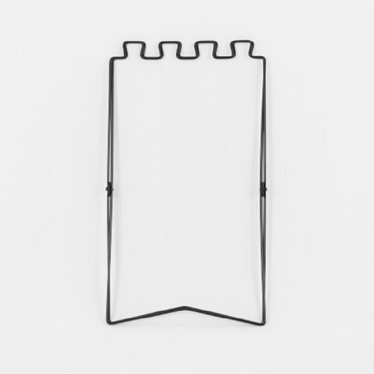 Stable and Portable Litter Bag Stand Garbage Bag Holder for Picnics Tables Tents and Tailgating in Black or White