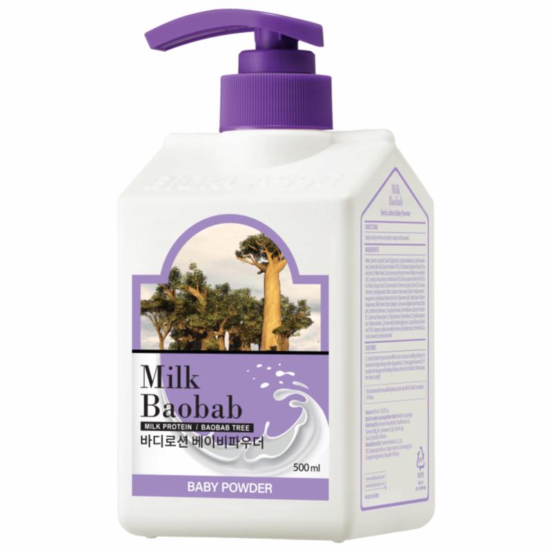 Milk Baobab Body Lotion 500ml/Body Wash 1000ml, White Soap Ivory Musk White Musk Baby Powder Damask Rose Flora Bouquet Lime and Basil Lavender Garden