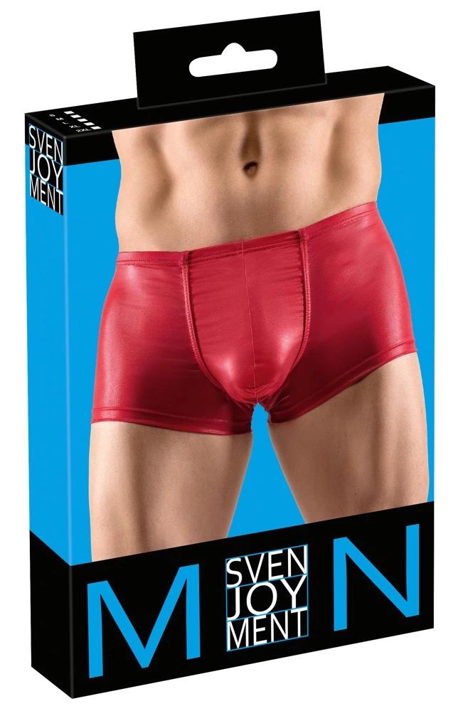 Svenjoyment - Sexy Red Men's Shiny Boxer Shorts L