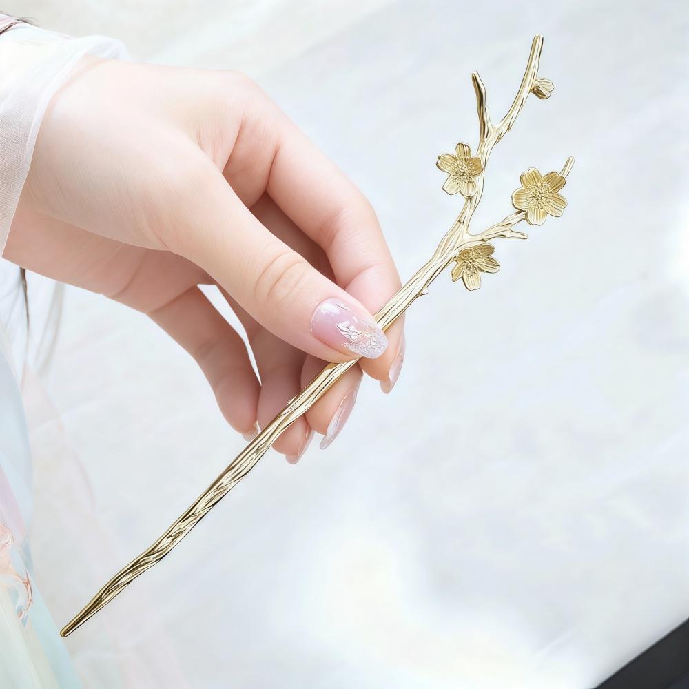 

Enamel Alloy Hairpin For Women Chinese Hanfu Insert Hair Stick Pins Chopstick Antique Girls Hair Bun Hair Accessories