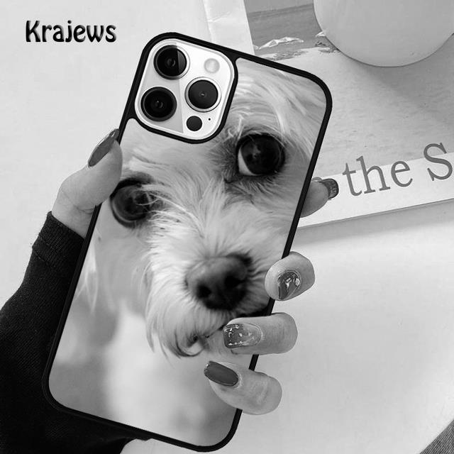 Maltese Puppy soft Phone Case Cover For iPhone 17 Air 16 15 14 plus 12 13 pro max coque Shell Fundas