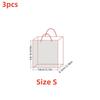 3pcs gift packaging bags retro navy paper bags fashionable business handbags clothing stores jewelry stores gift bags