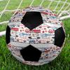 Fire Trucks Police Cars Theme Size 5 Soccer Ball, Suitable for Both Indoor and Outdoor Matches, a Gift Suitable for Everyone.
