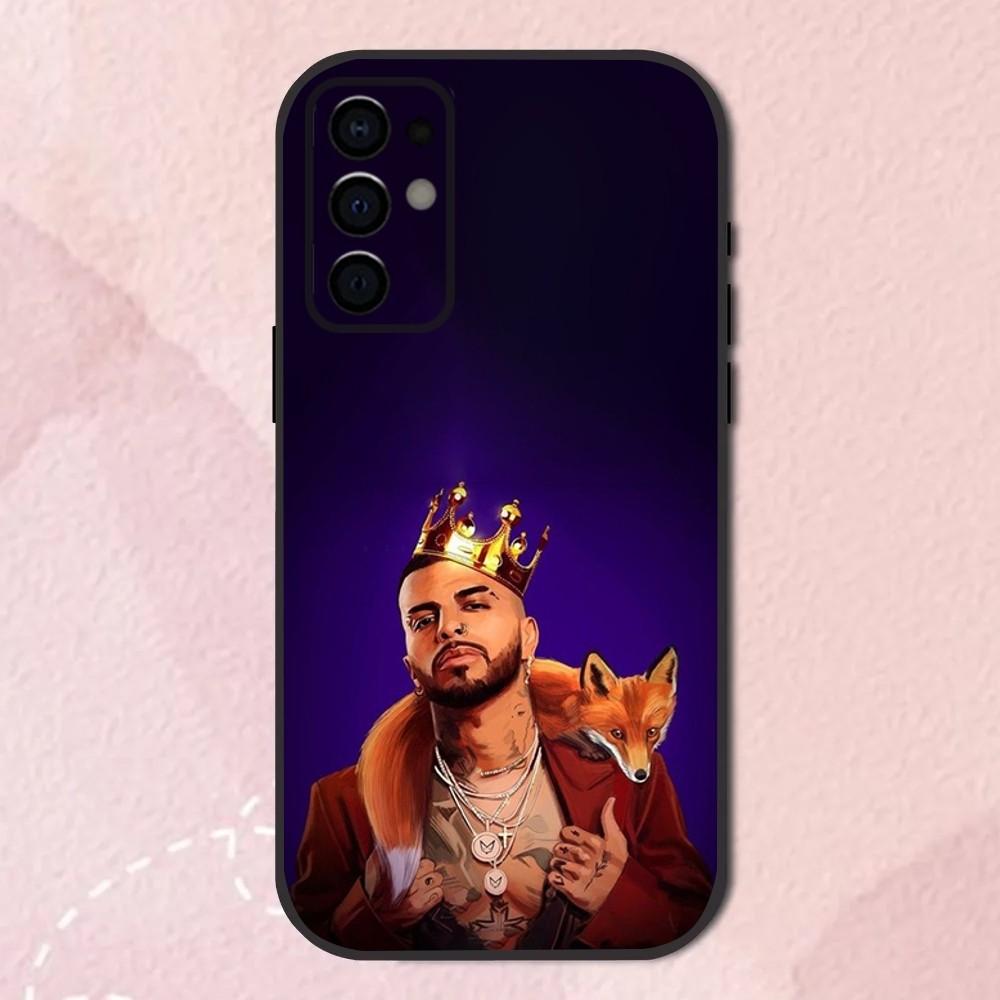 R-Rauw Alejandro Rapper Phone Case For Samsung S24,S21,S22,S23,S30,Ultra,S20,Plus,Fe,Lite,Note,10,9,5G Black Soft Shell
