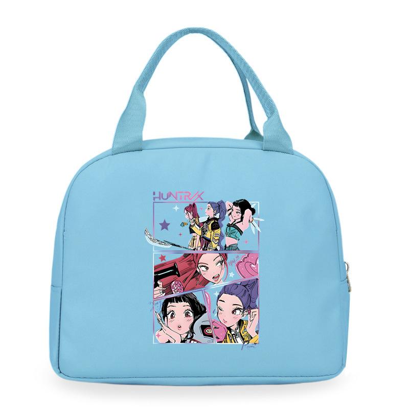 Cartoon Animation Academy Meal Bag Student Thermal Insulation Lunch Box Bag Office Workers Handheld Bento Bag