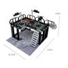 Building Blocks Moc Military Training Camp Outpost Shooting Range Diy Assembling Small Particle Building Blocks Scene
