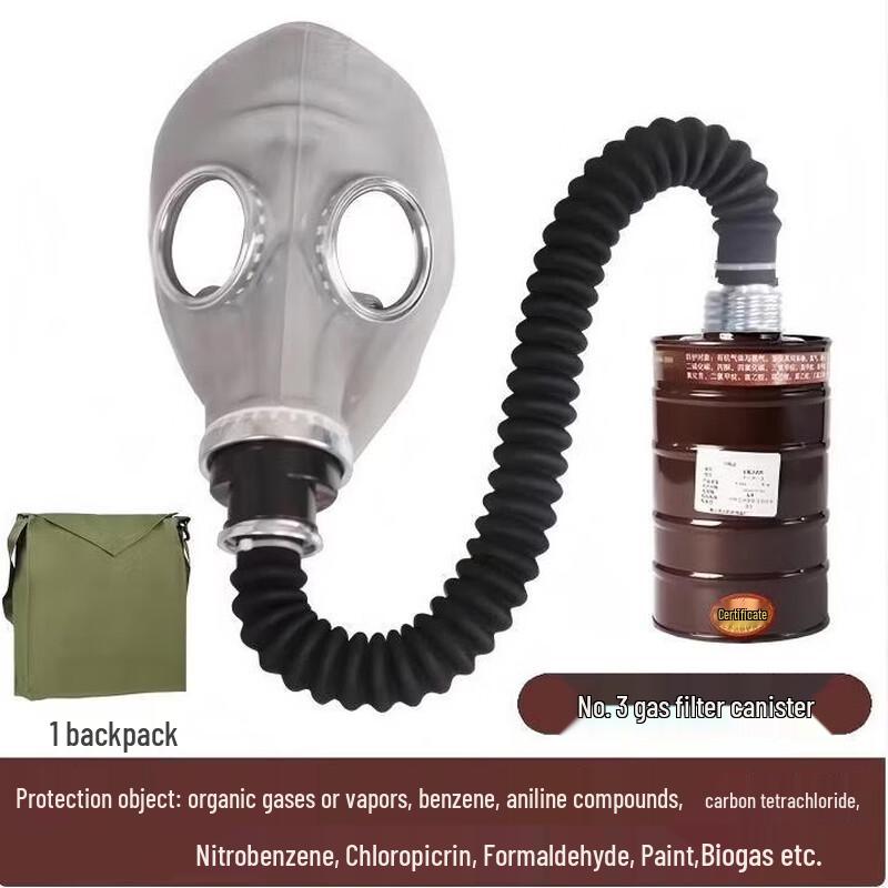 DAXTE4001 Full Face Gas Mask Respirator Kit