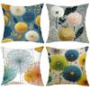 Floral Dandelion Pillows Add Charm To Your Home Polyester Pillowcase, Sofa Decorative Cushion Cov Headboard Pillow