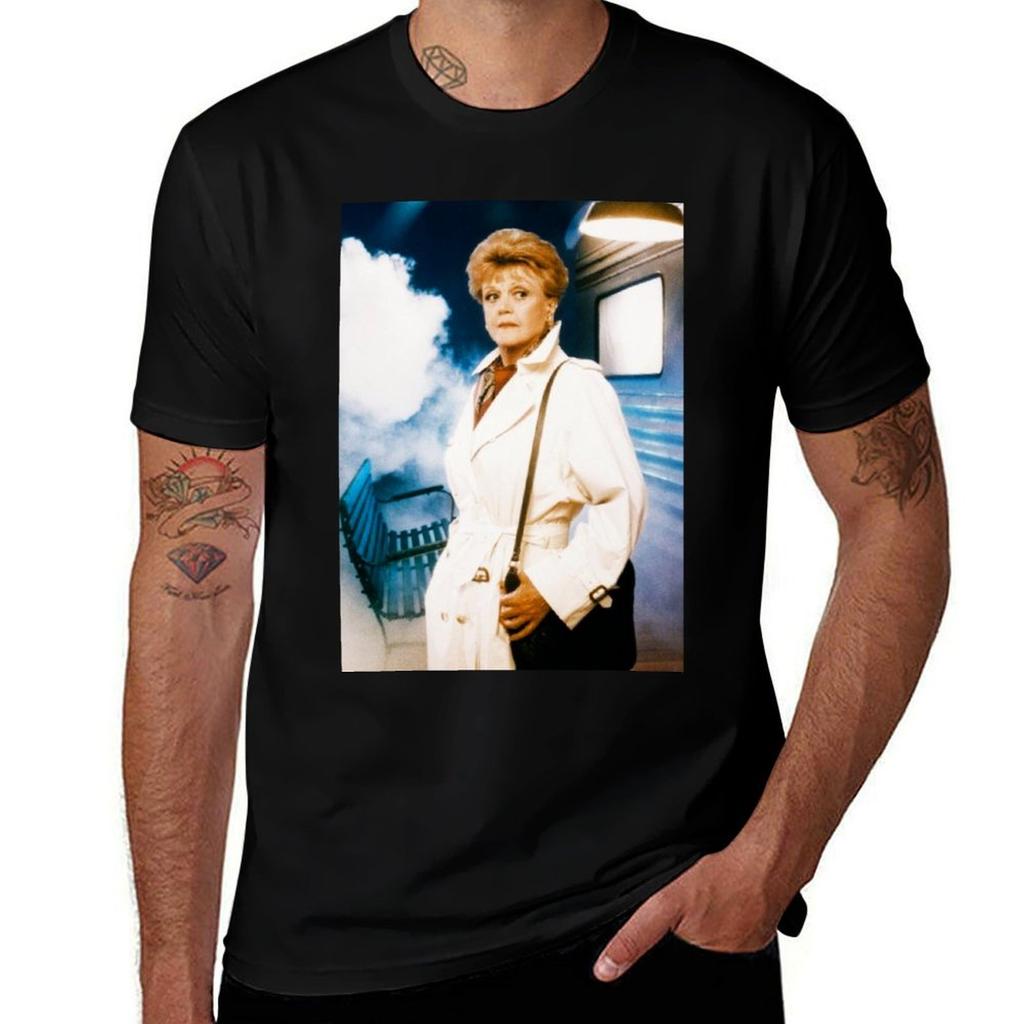Jessica Fletcher T-shirt herr t-shirt designer tryckta t-shirts för herr anime t-shirts för herr T-shirt