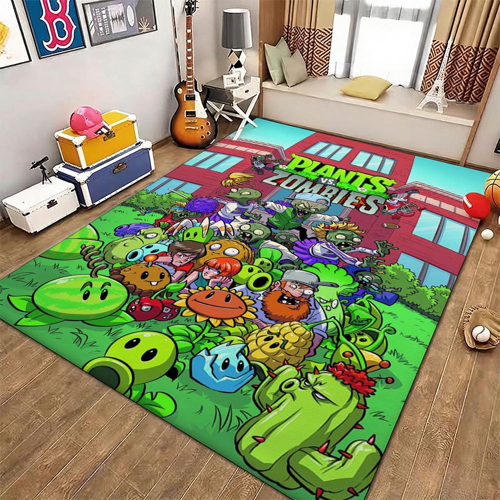 Plants Vs Zombies Carpet Living Room And Bedroom Mats Floor Mats Doormat Office Chair Cushion Room