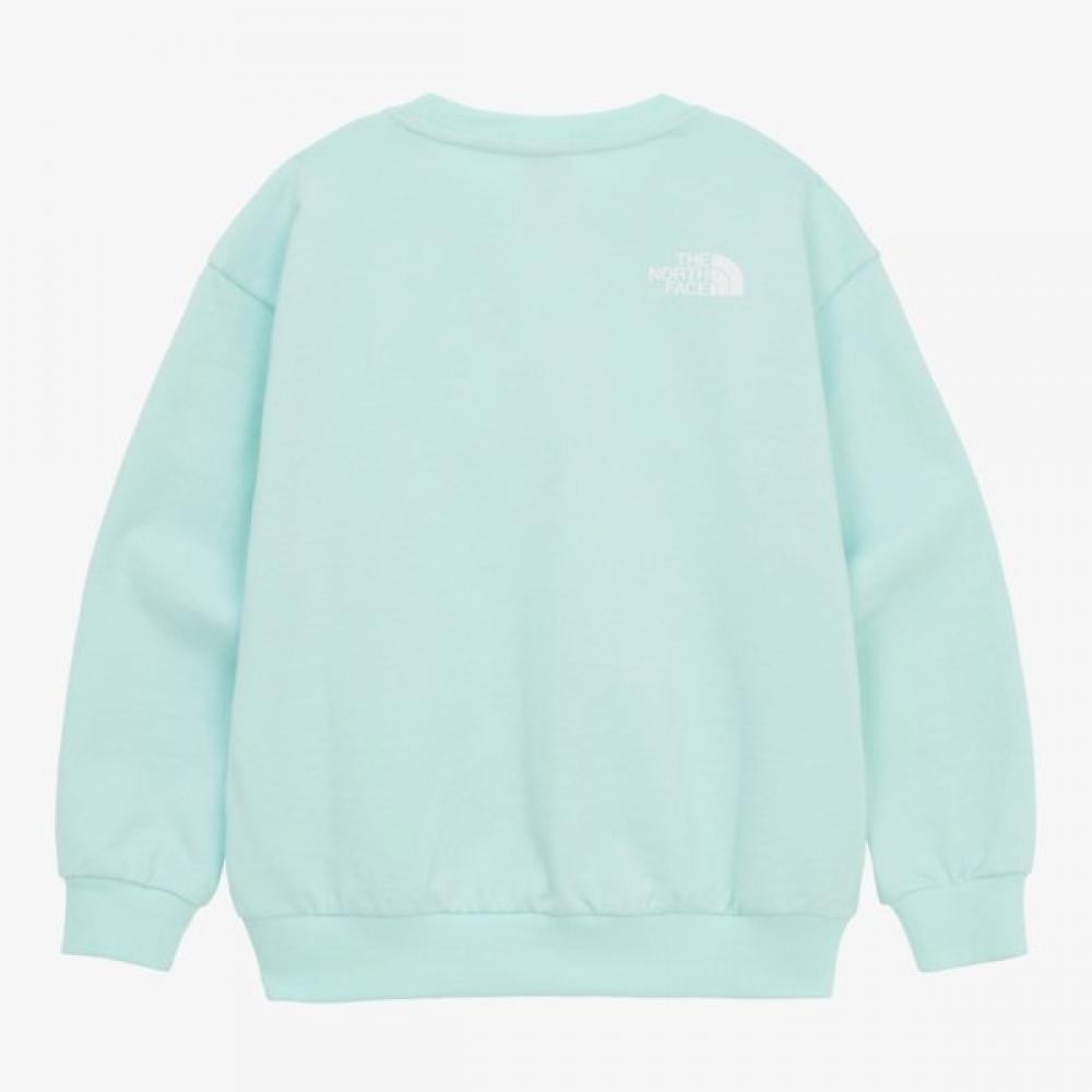 North Face Kids Go 2 Sweatshirt Aqua Sea Nm5mr05u