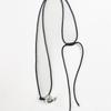 Brushed Silver Teapot Pendant Leather Necklace: Adjustable, Versatile Autumn/Winter Fashion Chain