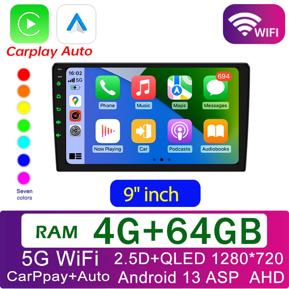 4G 64G Car Play Android Radio Multimedia 7 9 10 Inch CarPlay Android Auto 2 Din Radio Stereo Receiver Player 2DIN GPS 4 Core