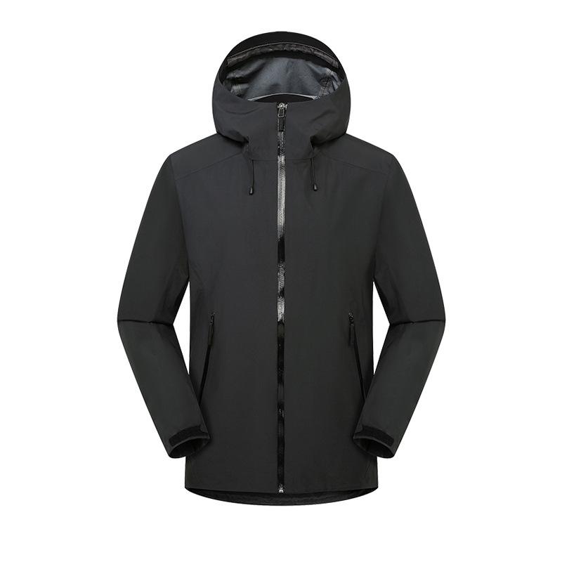 Unisex Windproof Hooded Softshell Windbreaker - Lightweight Outdoor Jacket for Spring & Autumn