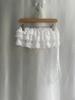Fashionable Lace Apron Skirt With Multiple Ties And Half-Curtain Hem