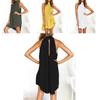 Elegante Abito Estivo da Donna per le Vacanze, Irregolare, Senza Maniche, da Spiaggia e da Festa, per uno Stile e un Comfort Senza Sforzo