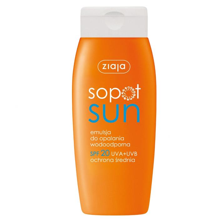 Ziaja SPF20 Sunscreen Emulsion - Water-Resistant Broad Spectrum UVA/UVB Protection - 150ml