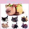 Adorable Aphmau Skull Taco Pumpkin Bread Cat Meemeows Plush Toy For Home Decor