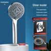 Pressurized Shower Head Set with Coarse Hole Sprinkler for High Water Output and Bath Heater Compatibility