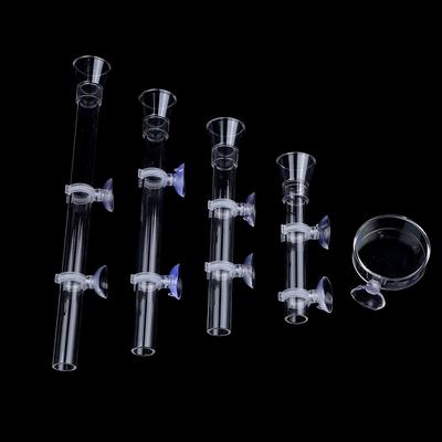 Acryl Aquarium Futterröhrchen Schale Transparenter Fischbehälter Garnelen Schnecken Futter Fütterungsschale Zubehör