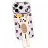 Catching Fish Kitten Applies To Apple 17promax Mobile Phone Case Iphone16 Creative Bracket 15 Cute 14 Cartoon Woman