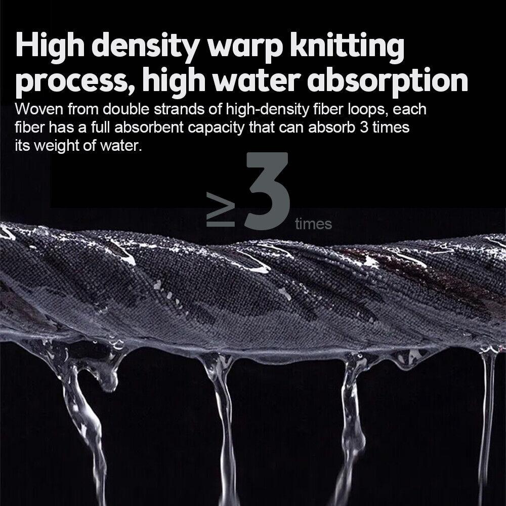 Car Double-Faced Plush Absorbent Towel Cleaning Cloth For Mercedes Benz AMG W204 W205 W211 W212 W213 W176 GLA CLA Stickers XZ0
