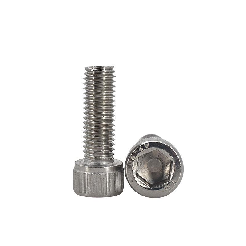 Yigu Yigu 304 Stainless Steel Reverse Thread Knurled Hex Socket Cup Head M6-M12 Screws