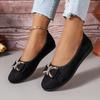 Fashion Women Flats Shoes New Fashion Casual Loafers Elegant Butterfly-Knot Comfortable Shoes Women Soft Classic Office Sneakers Women