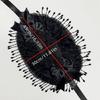 Gothic Lace Widows Cap Detailed Craftsmanship Themed Party Headpiece Costume Accessory for Fashion Photography