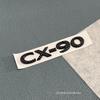 Gloss Black Trunk Badges for Overseas Mazda CX-60 CX-90 SKYACTIVG AWD