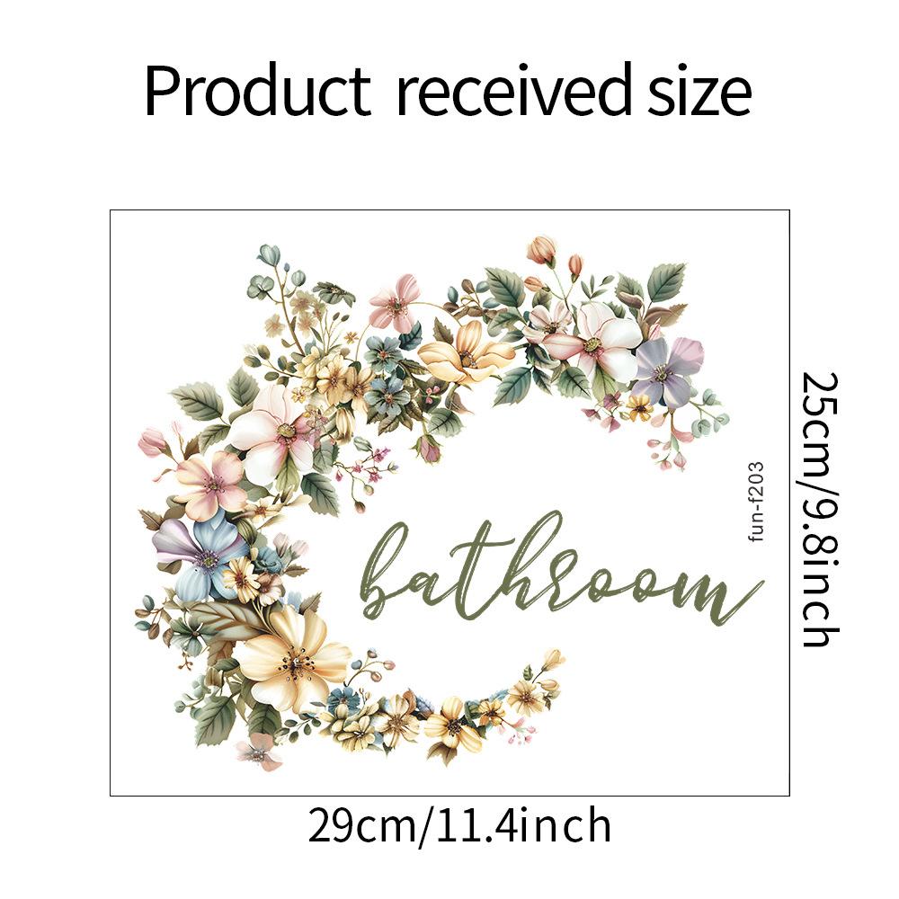 

Наклейки на стену для домашнего декора на дверь ванной комнаты 25*29CM/fun-f203