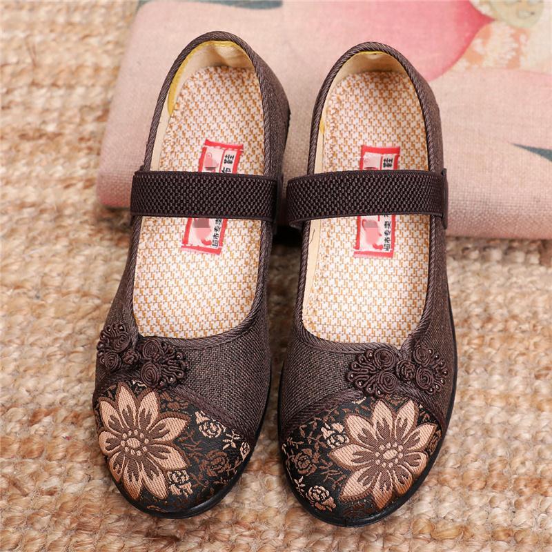 Women's Shoes Old Beijing Cloth Shoes Flat Shoes Non-slip Soft Bottom Shoes