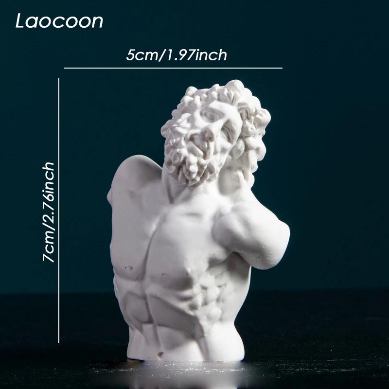 Scultura Moderna Tavolo Mini Ornamento Mitologia Greca Statua in Gesso David Figura in Resina Gesso Disegno Pratica Artigianato Decorazione