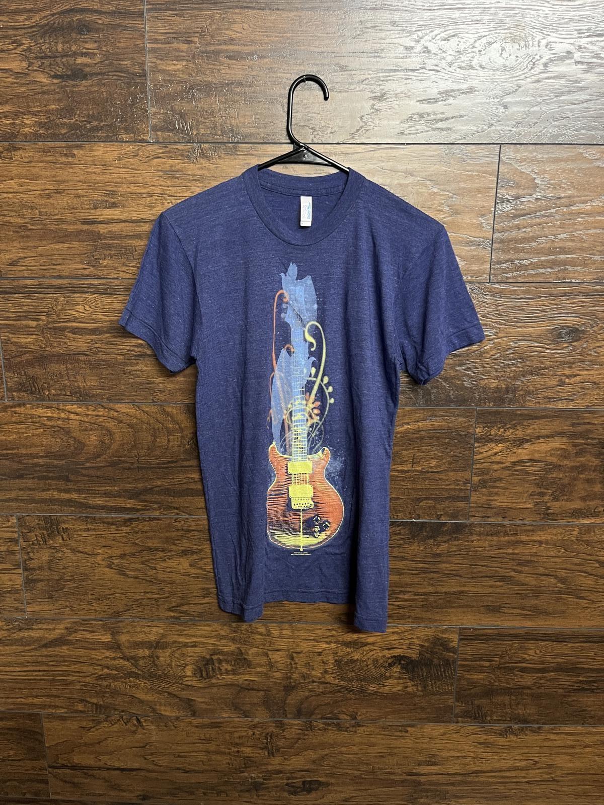 Carios Santana T-shirt 2 Sided - Santana Guitar Peace Dove M