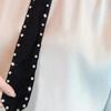 Black Lazy Rhinestone Neck Tie Flexible Pre Tied Neck Tie Business Adjustable Neck Tie  Festive