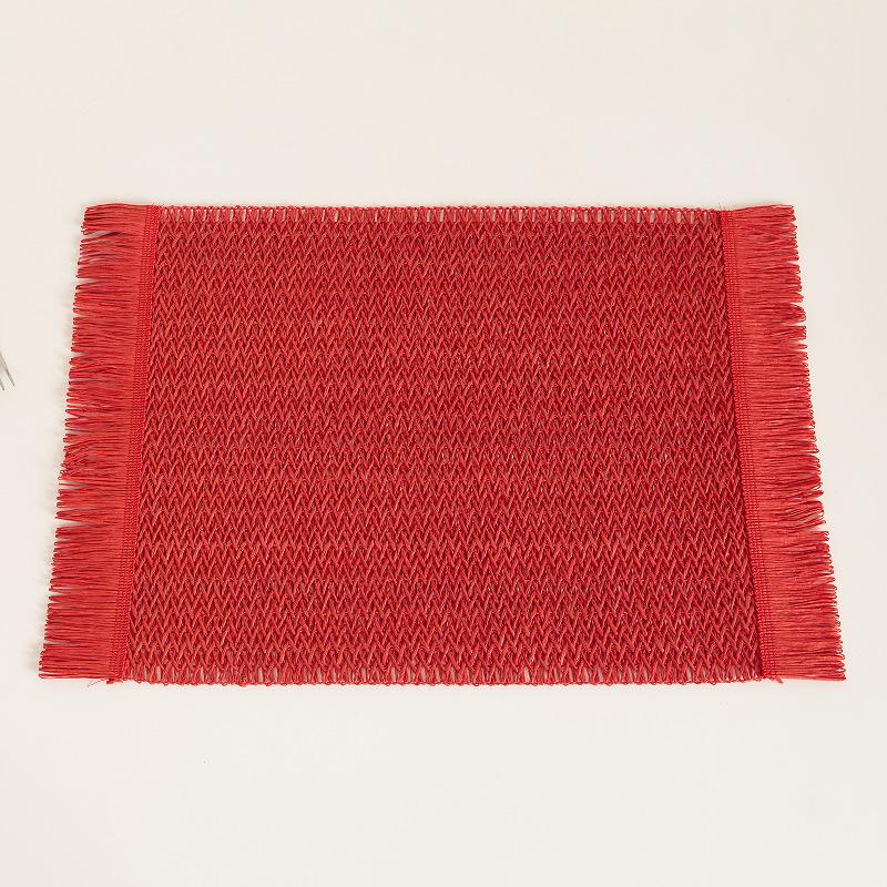 1PC Linen Table Mat Placemat Coasters Doily Dining Decor Tableware Mat Pad For Home Wedding Party Home Decoration