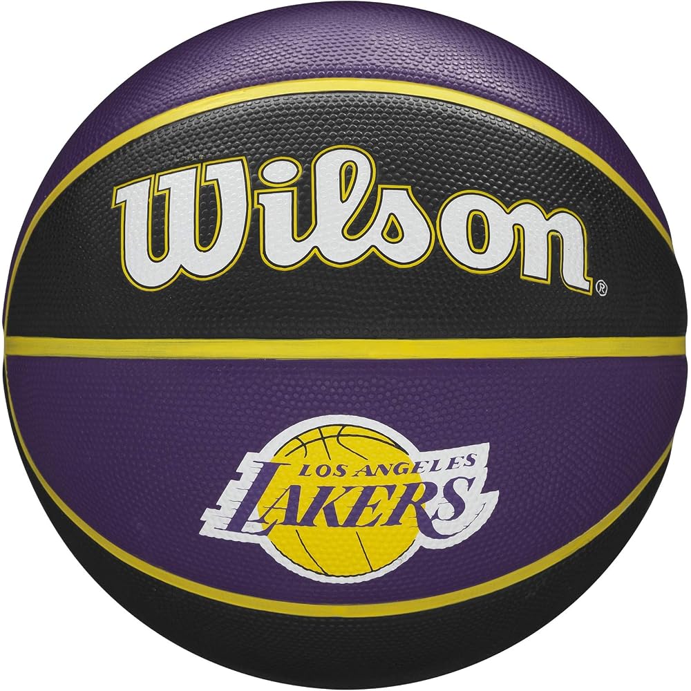 Wilson NBA Team Tribute Basketball Los Angeles Lakers Outdoor Size 7 Diameter 24.5cm