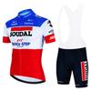Men's Cycling Outfit Set SOUDAL Quick Step Clothing 2025 Bicycles Clothes Summer Bike Jersey Cycle Jacket Man Spring Shorts Bib