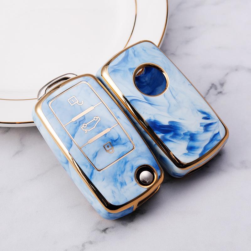 

Чехол для ключа Volkswagen для Tayron X, T-Roc, Bora, Sagitar, Golf 7, New Magotan B8CC, Passat