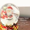 Christmas Snow Globe, Bear Figurine, Snowflake, Christmas Ornament, Home Decor, Gift, Mini Size, 6.5cm, XMS002-B, Delivery 100 Yen