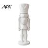 Unique Gift for Home Enthusiasts 3D Printed Nutcracker Soldier Statue, Geometric Minimalist Figurine Desk Office Decorative Item Shelf, DIY Paintable